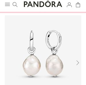 Pandora Freshwater Pearl Earrings